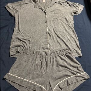 Victoria's Secret Gray Pajama Set